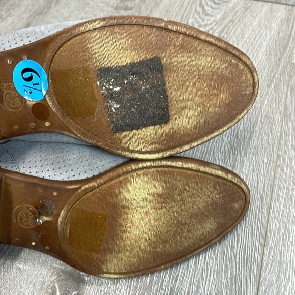 Lucky Brand Birtie Ankle Boots Perforated Suede Leather Gray Booties 6.5M - Picture 10 of 15